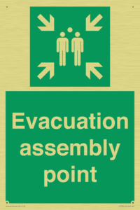 Evacuation assembly point